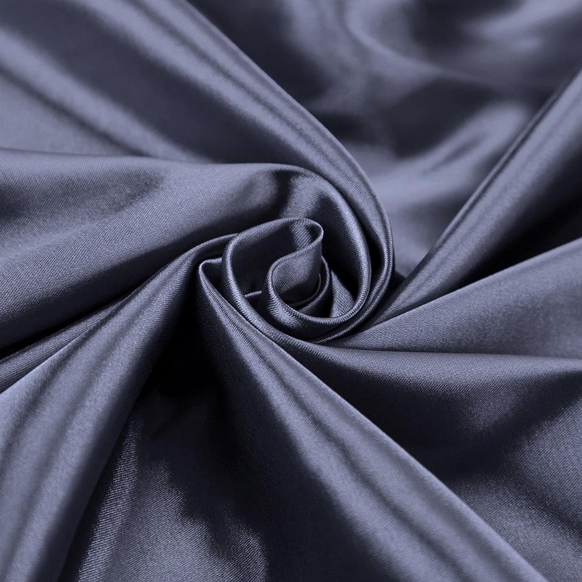 Осенний атласный длинный рукав кардиган галстук халат комплект женский домашний свободные длинные брюки пижамный костюм