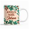 Mug - Noël Jason Beige - Front/Back Print - Dishwasher Safe - Capacity 325 Ml