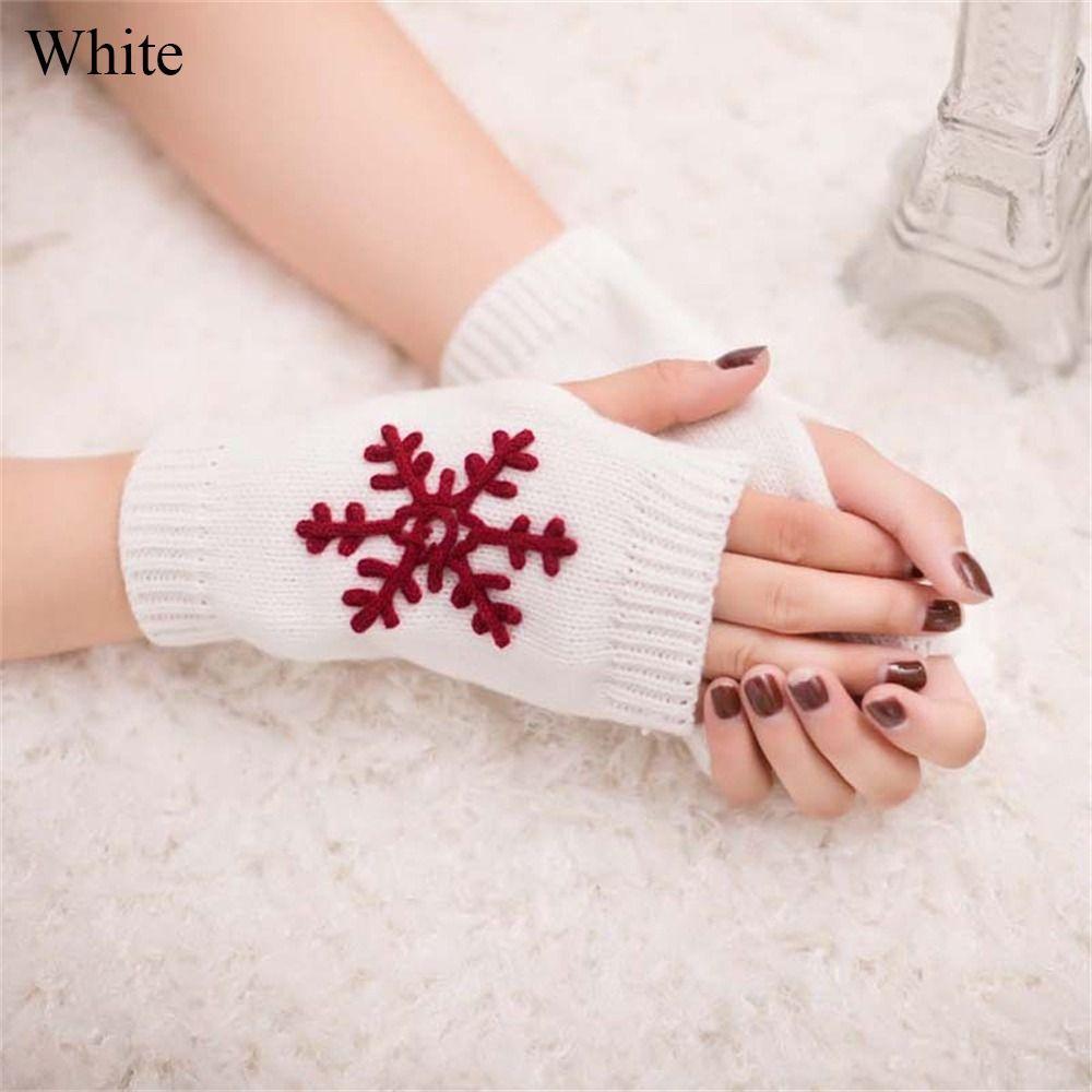 Soft Knitted Gloves Keep Warm Mittens Fashion Half Finger Gloves Men Women