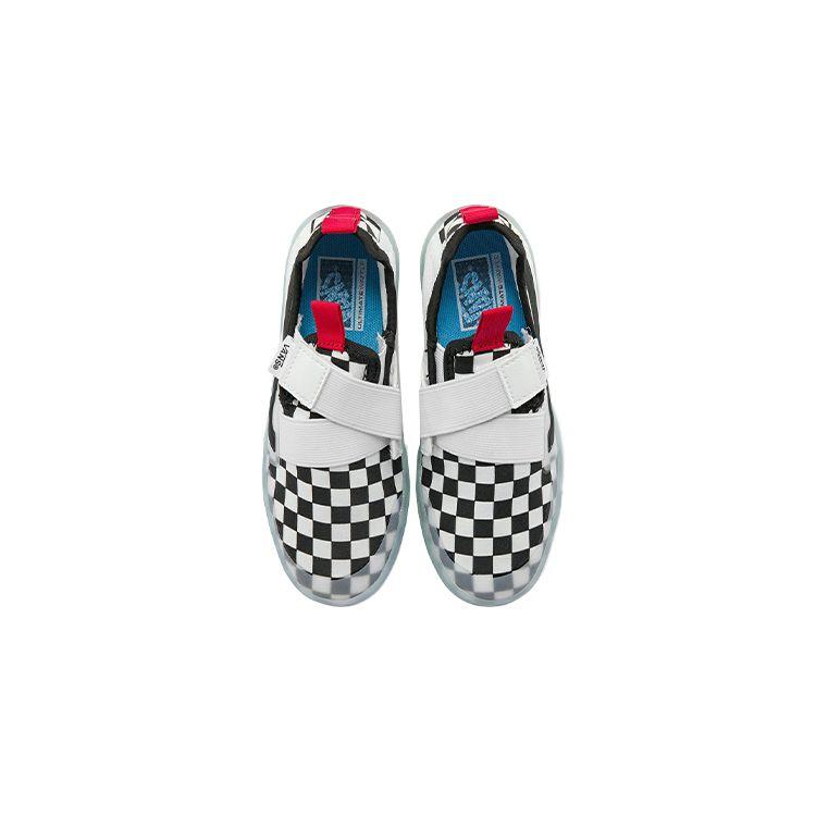 Vans Strker Ultimate Вафельная сетка Холст Повседневные Низкие Детские Кеды для Скейтбординга Детские кроссовки Черный Белый VN0A4UVY5GU