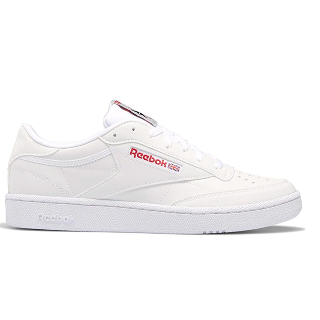 Reebok Классические кроссовки Classic Club 85 с низким верхом, легкие, унисекс, белые DV7240