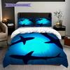 Ocean Life Underwater Scene Bedding 1 Duvet Cover 2 Pillowcase Without Core Bedding Set Christmas Birthday Gift Duvet Cover And Pillowcase