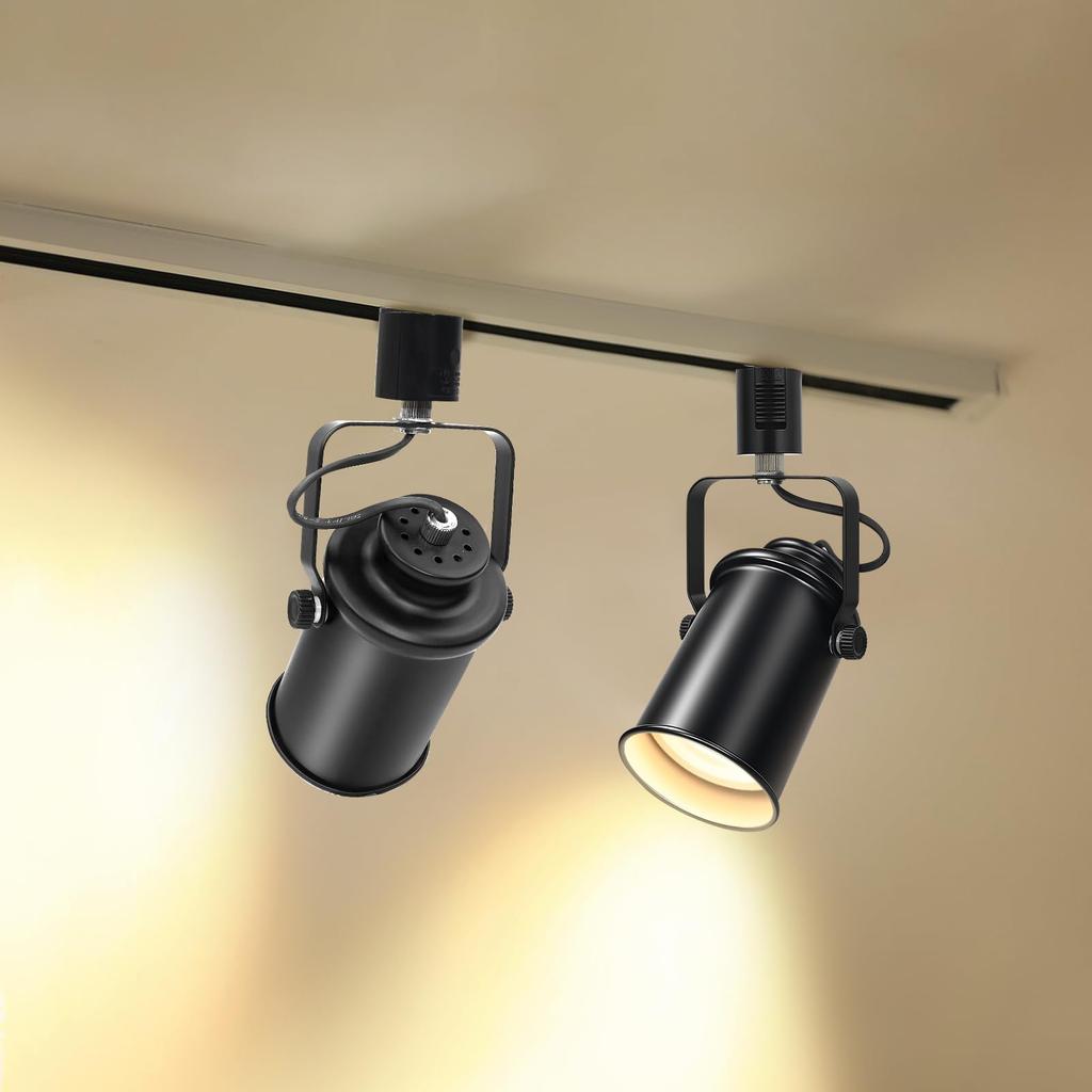 Трековые светильники Aiwode, Точечные светильники на шинопроводе с цоколем E26, Регулируемый угол, Диммируемые, Регулируемый цвет, Совместимые с пультом дистанционного управления, Механизм блокировки