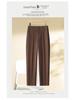 Women's Slimming Straight Leg Harem Pants - Spring/Autumn 2024 Ankle-Length Commuting Trousers.