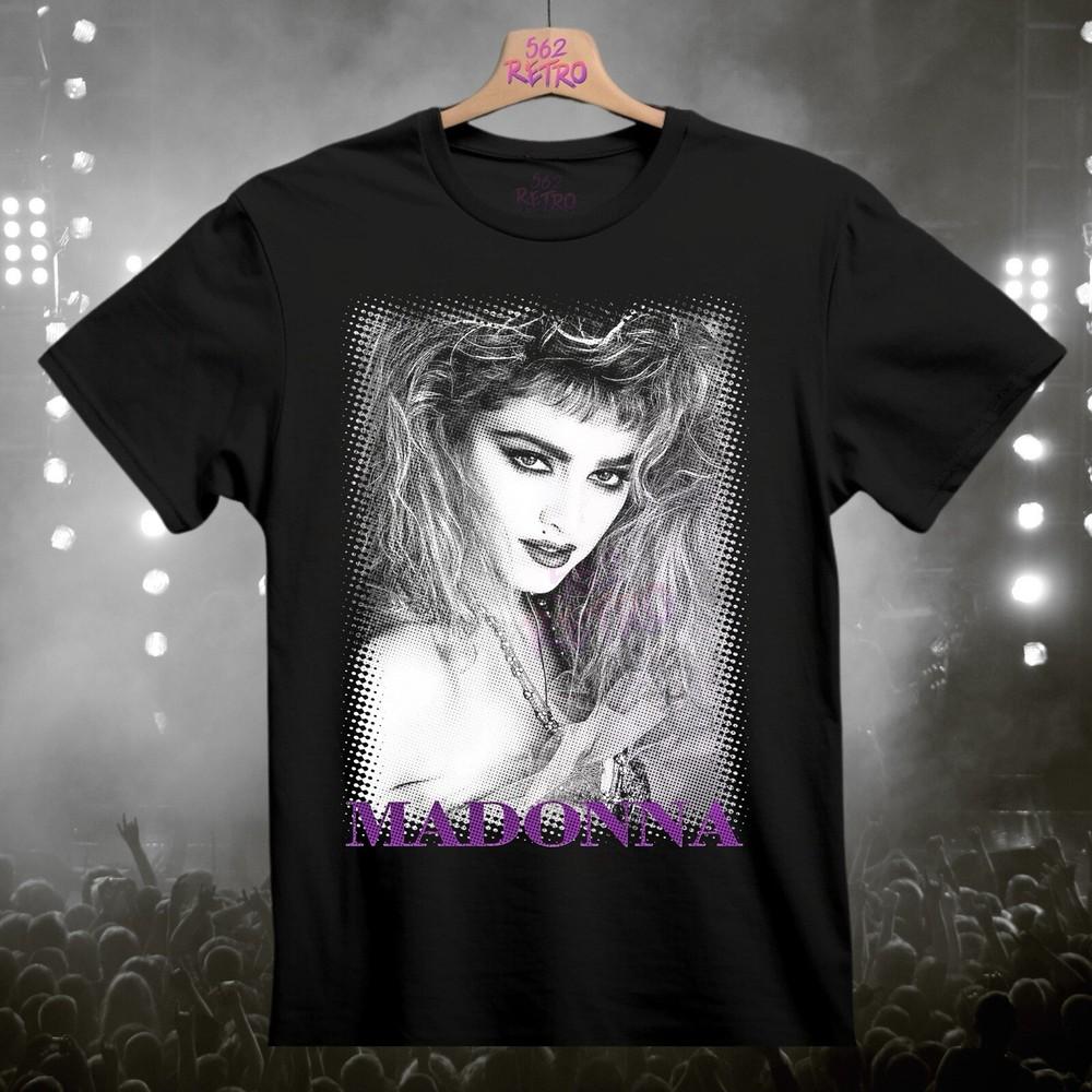 Madonna Band TShirt Black S3XL Unisex Unisex T-Shirt