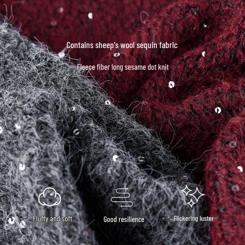 Женский жилет Shangdou Bila с V-образным вырезом, из смесовой шерсти