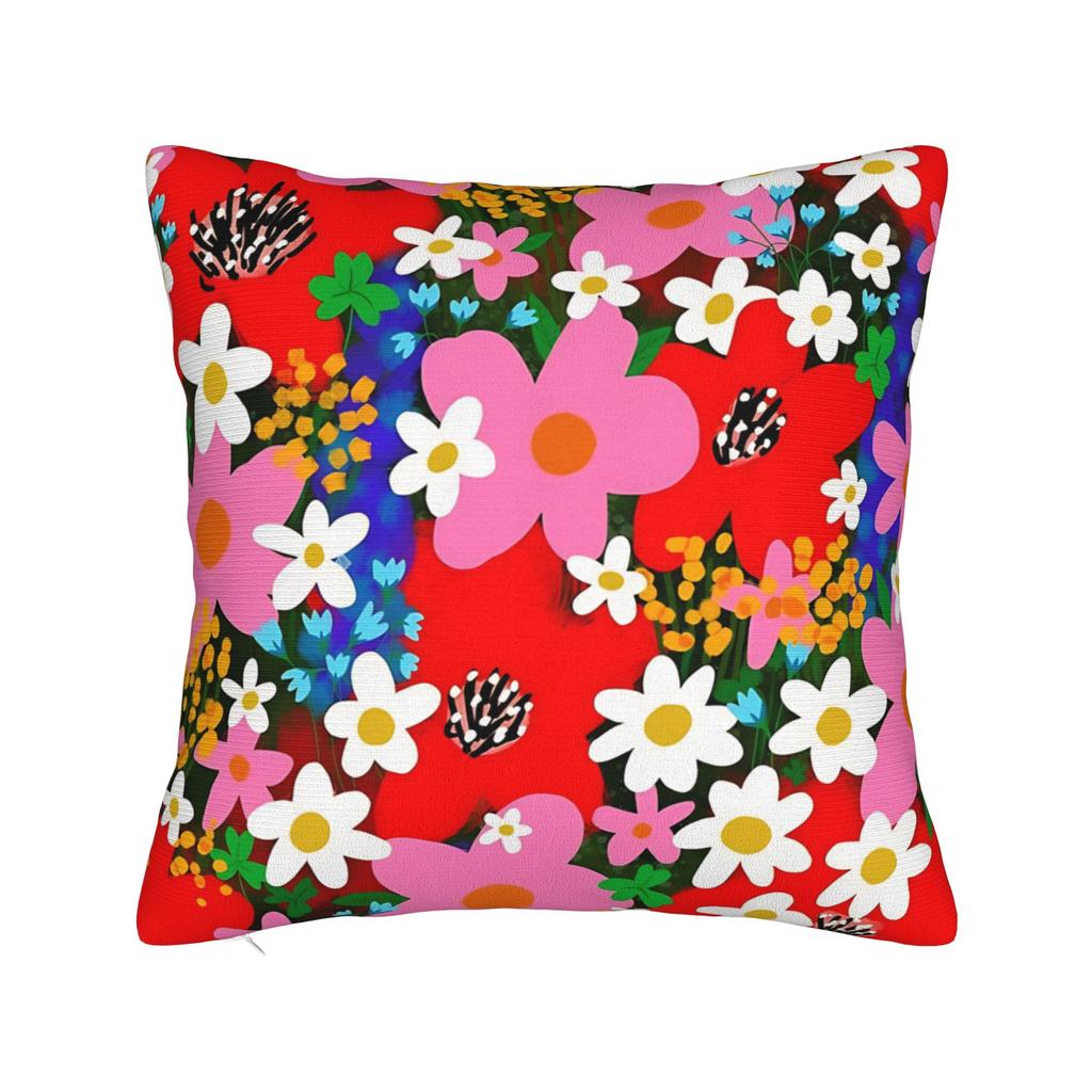 Flower Power Pillow Case  Funny Pillow Cover Print Pillowcases For Wedding Party Home Decor