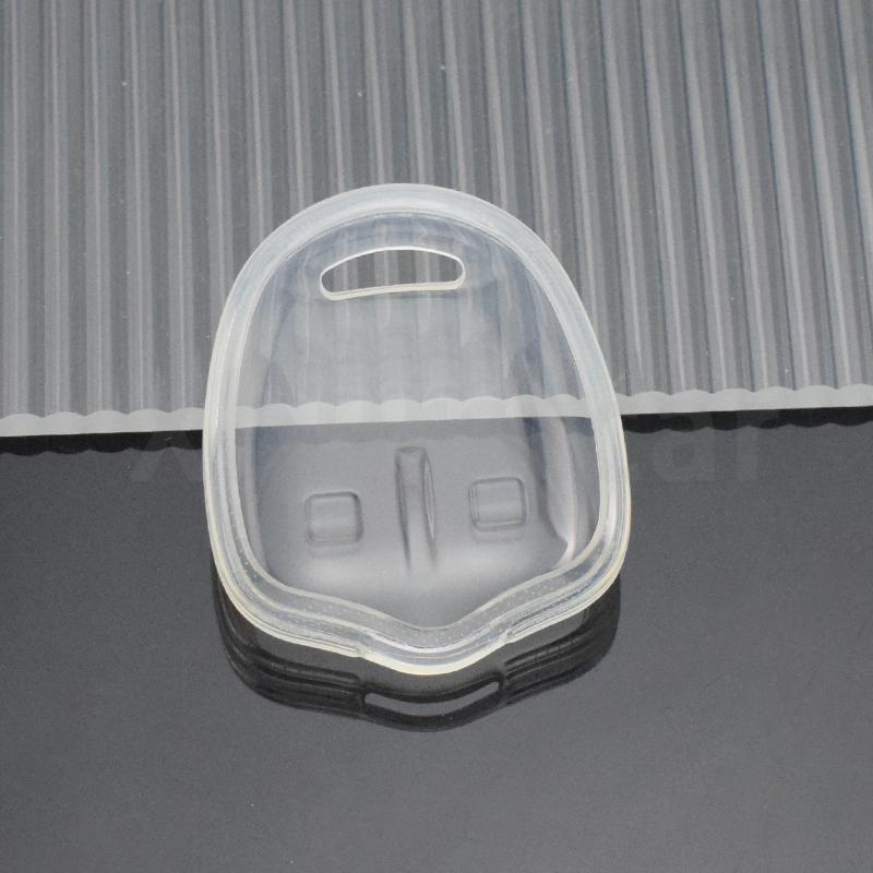 Чехол для автомобильного ключа для Mitsubishi Lancer EX ASX Outlander Galant Pajero, прозрачный чехол из ТПУ с дистанционным управлением, автомобильный брелок, аксессуары