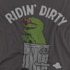 Sesame Street Unisex Adult Ridin Dirty Long-Sleeved T-Shirt