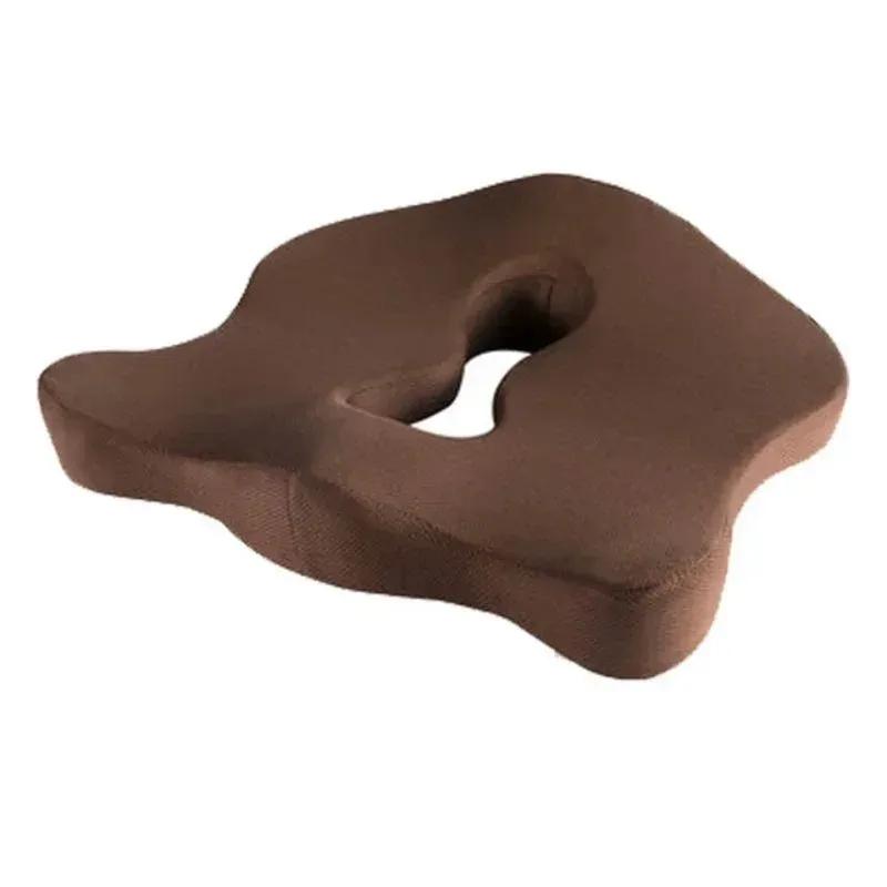 Подушка для сиденья из пены с эффектом памяти премиум-класса для ортопедического кресла автомобиля, подушка для облегчения боли в копчике, ишиасе, пояснице