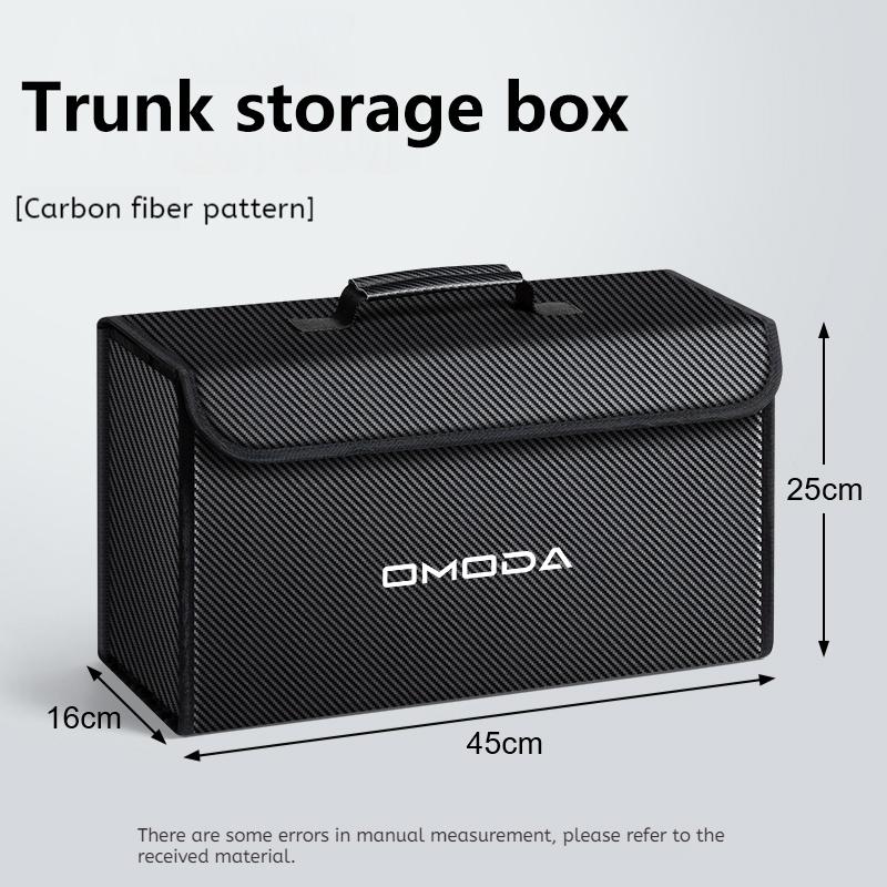 Car Trunk Storage Box For Chery OMODA 5 C5 OMODA E5 FX GT 2025 Organizer Foldable Stowing Tidying Bag Car Interior Accessories