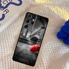 Red Umbrella Eiffel Tower Phone Case For Samsung Galaxy S25 Ultra S9 S10 S20 S22 S21 S23 Plus S24 FE Portector Cover