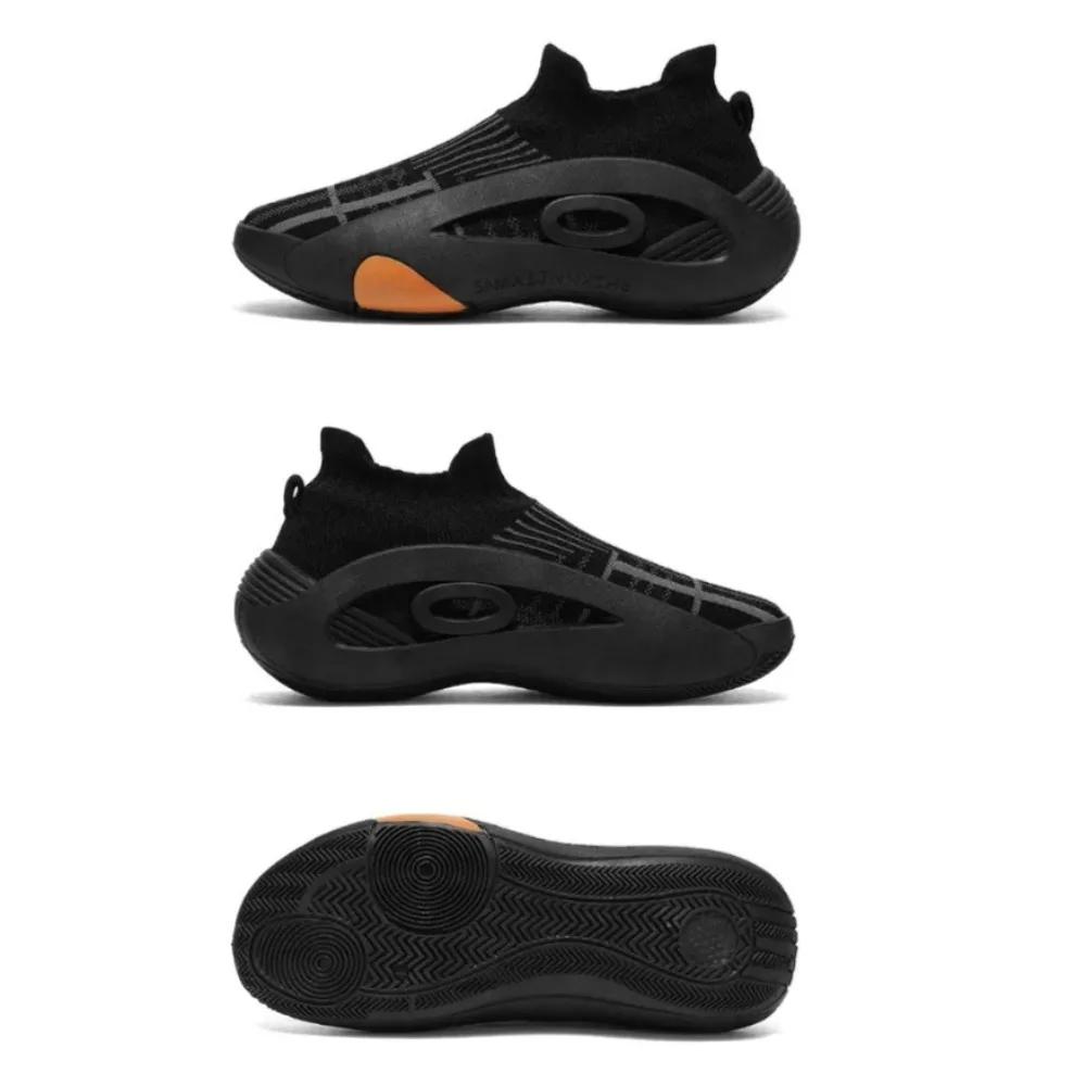 Новое поступление Черно-зеленые летние кроссовки для мужчин Дышащие носки Повседневная спортивная обувь Мужские кроссовки на платформе Дизайнерские кроссовки Мужские