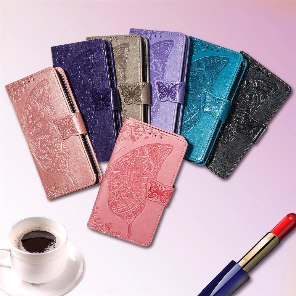Butterfly Leather Case For Honor 90 70 50 View 30 20 10 9 Lite Pro X7 X8 X9 9A 9C 9S 30S 30i 20S 8S 9X 8A 10i Flip Case Cover