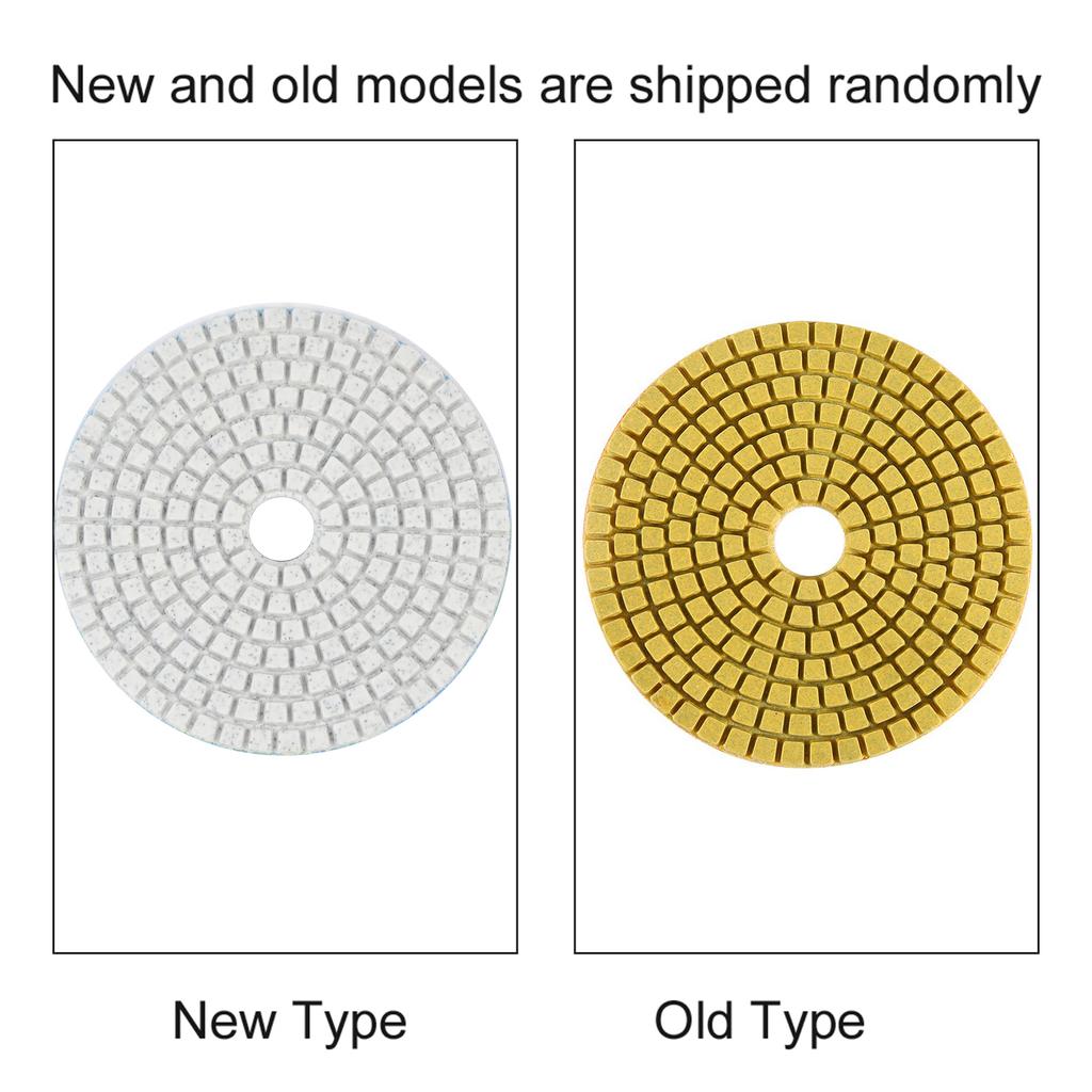 Disc Polishing Pads One Set Wet Dry Polishing Pads Disc for Granite Marble Concrete Stone 4 Inch Polishing Disc
