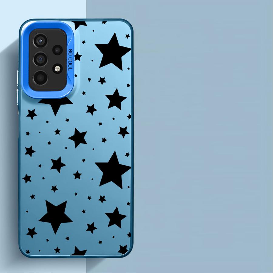 Пятиконечная звезда Чехол для телефона для Samsung Galaxy A14 A13 A15 A23 4G A34 A33 A53 A24 A54 A35 A55 5G A11 A12 Capa Чехол