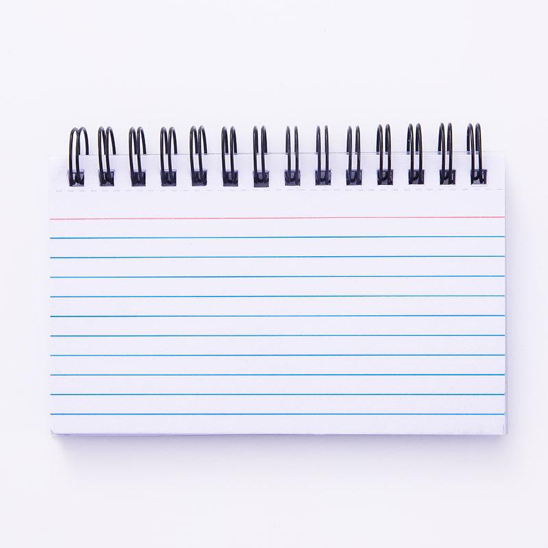 Simple Lined Spiral Notebook With Colorful Pages,Tearable Binding,Office Supplies Journal Diary Stationery Back To School