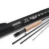 M MAXIMUMCATCH Maxcatch Black Star Fly Fishing IM10 Carbon 4 Piece Fly Rod Fiber, (9'7 вес)