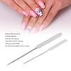 2pcs Set Stainless Steel Foundation Stirrer Stick Nail Art Stirring Rod  For Cream Stirring