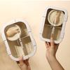 Wheat Straw Food Box With Soup Bowl For Student Lunches And Office Meal Prep