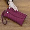 Luxury Women's Long Wallet Card Holder Vintage Hasp Cash Lady Coins Phone Solid Color
