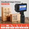 2-12.7mm Adjustable Printing Size Handheld Inkjet Printer 4.3inch Resistive Touch Color Screen Digital Automatic Coding Machine