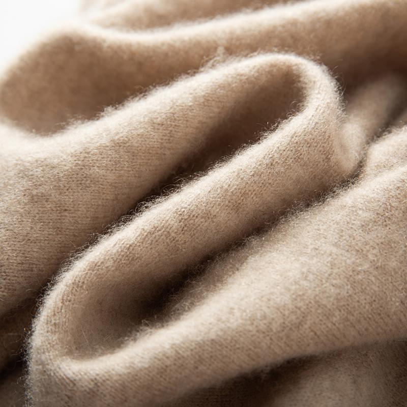 Мужской жилет без рукавов из 100% кашемира, деловой повседневный, однотонный, вязаный, свободный, с V-образным вырезом, Топы, Футболки, базовый Свитер