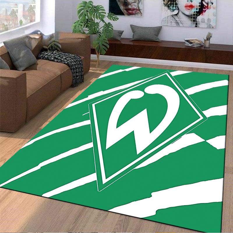 Green Diamond Symbol Carpet suitable as a non-slip mat for the living room or bedroom sofa