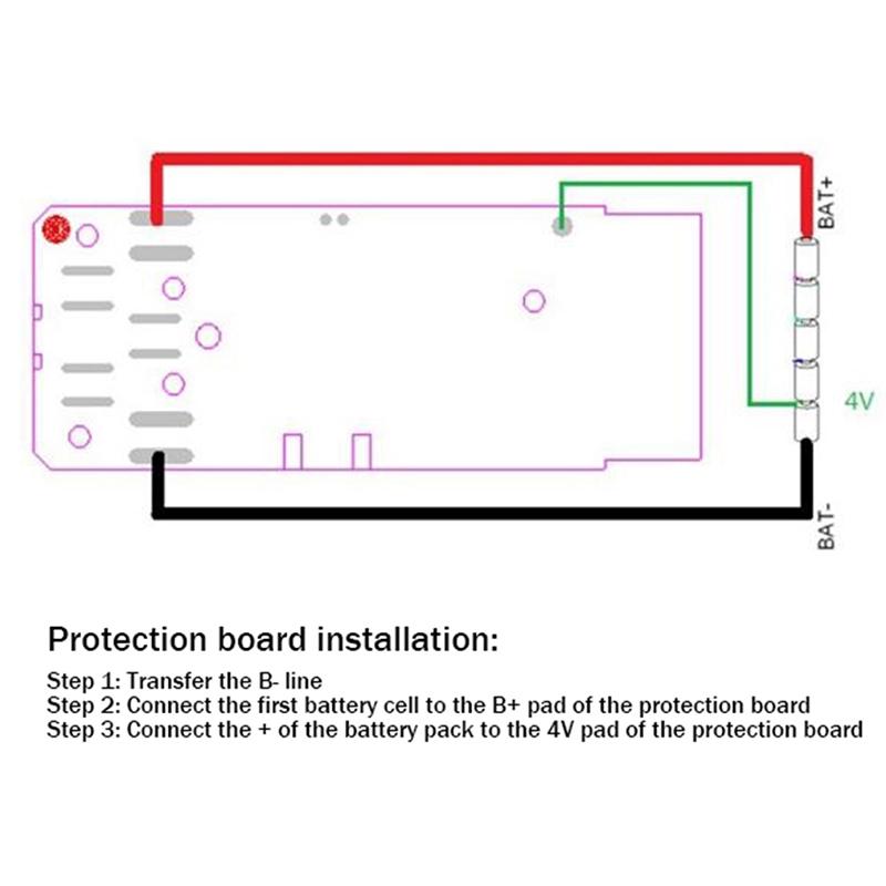Плата защиты зарядки аккумулятора M18 для Milwaukee M18