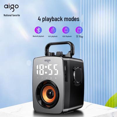 Портативная громкая беспроводная Bluetooth-колонка aigo T115, штекер CN (адаптер в комплекте)