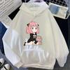 2025 New Anime Anya Forger 2D Hoodies Women Girl Long Sleeve Sweatshirt Female Casual Loose Hoodies Fashion Pullovers Tops