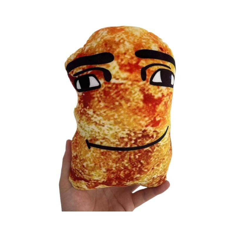 Забавные куриные наггетсы плюшевые подушки мягкие мягкие 3D принты выражение лица куриные кусочки игрушка детские игрушки