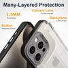 Luxury Hybrid Shockproof Armor Camera Protection Case For iPhone 15 Plus 14 13 12 Pro Max Transparent Hard Acrylic Back Cover