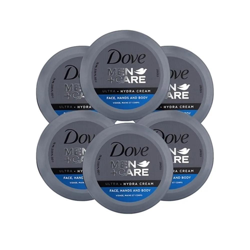 Dove Men+Care Ultra Hydra Cream 74ml 6-Pack Dove Men+Care Ultra Hydra Cream, Face, Hands and Body