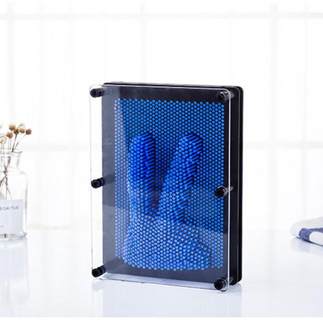 Kids Adult Funny 3D Antistress Fingerprint Clone Needle Painting Toys Random Color