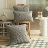 Jacquard Plush Geometric Pillowcase Living Room Sofa Cushion Cover Decorative Pillow Cover