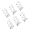 10pcs Greenhouse Base Clips Sliver Metal Fixings Attaches Kit Tool