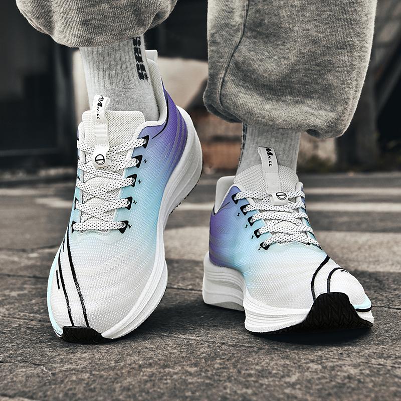 New Running Shoes Fashion Lightweight Sports Footwear Breathable Toe Cushioning Sneakers Marathon High Quality Walking Shoes