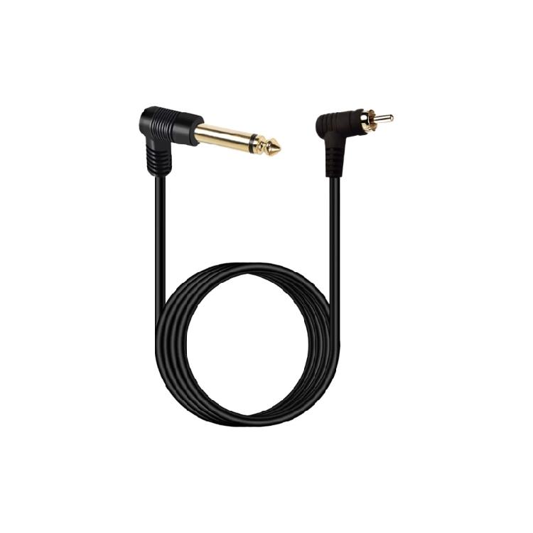 Durability Rcas Male to 6.35mm Cable with Gold Contact for Enhances Audios Quality 1/8 to 1/4 Stereo Cable for Studio