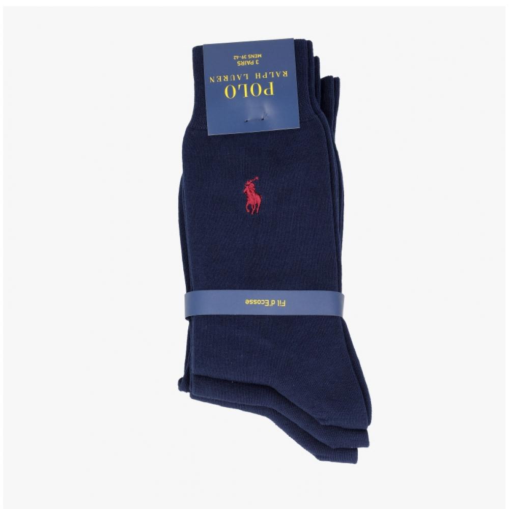 Polo Ralph Lauren Pony Crew Socks Set Of 3