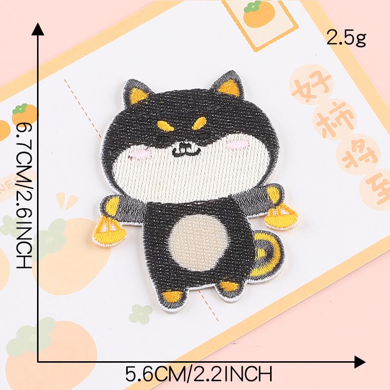 Duoku DIY Мультяшный Животный Щенок Вышивка Нашивка - Самоклеящийся Тканевый Аксессуар