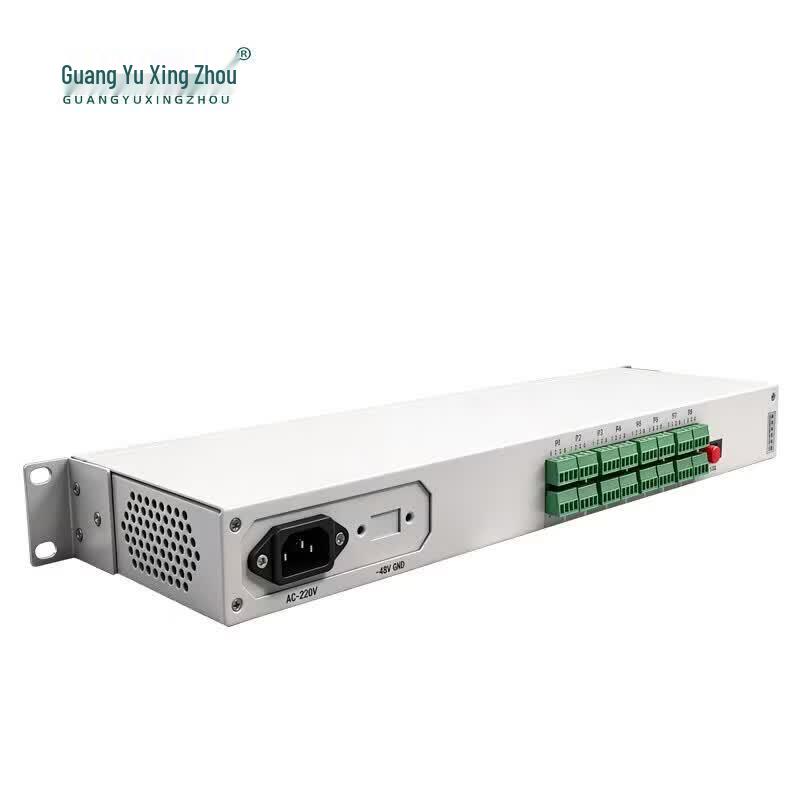 16-Channel Unidirectional Switch Signal Fiber Optic Converter