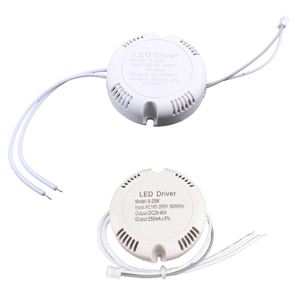 Светодиодный драйвер переменного тока 180-260 В, частота 50-60 Гц, трансформатор для питания светодиодных потолочных светильников мощностью 8-12 Вт/8-25 Вт/22-40 Вт