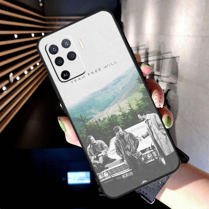 Supernatural Dean And Sam Case For Oppo A74 A54 A94 A80 A60 A40 A18 A38 A58 A78 A98 A96 A76 A16 A15 A17 A57 A77 A5 Pro