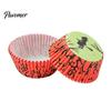 Home Baking Supplies 100PCS Halloween Cupcake Liners, Food Grade Greaseproof Paper Muffin Cups, Pumpkin And Cups Ghost Prints Holders for Party