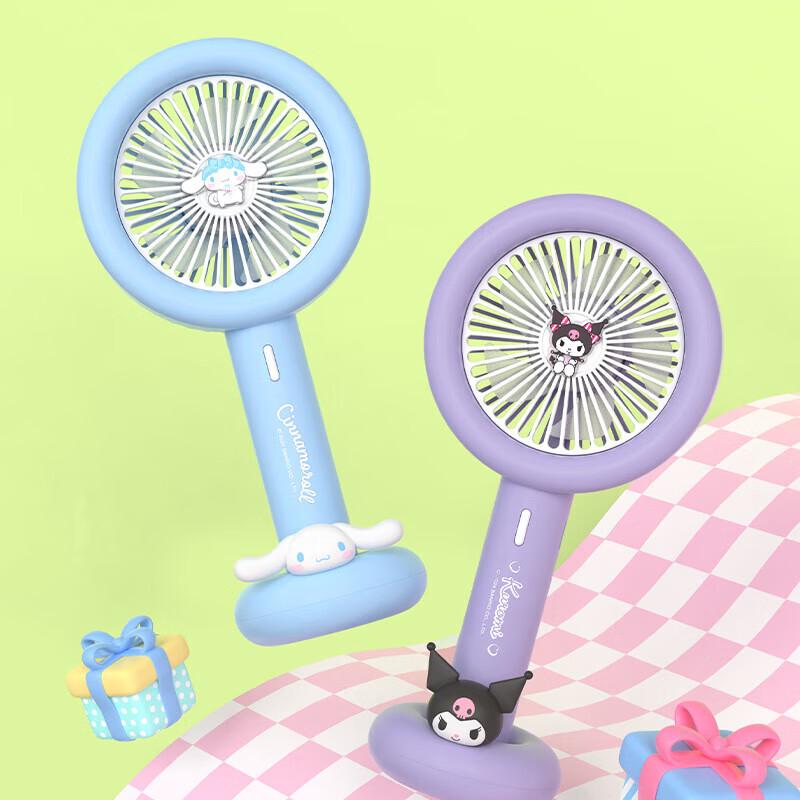 Sanrio Круг для плавания Портативный ручной вентилятор с держателем для телефона
