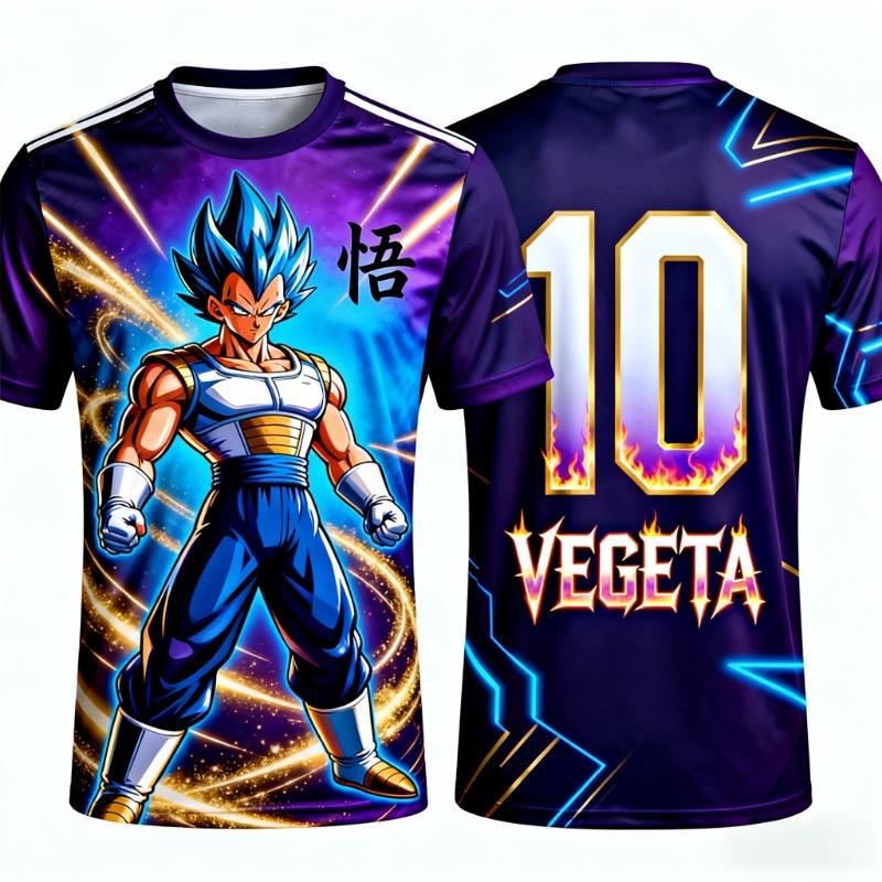 2026 Летняя Ретро Футболка Dragon Ball для Фитнеса Мужская Оверсайз 3D Печать Короткий Рукав Семейная Унисекс Детская Спортивная Футболка
