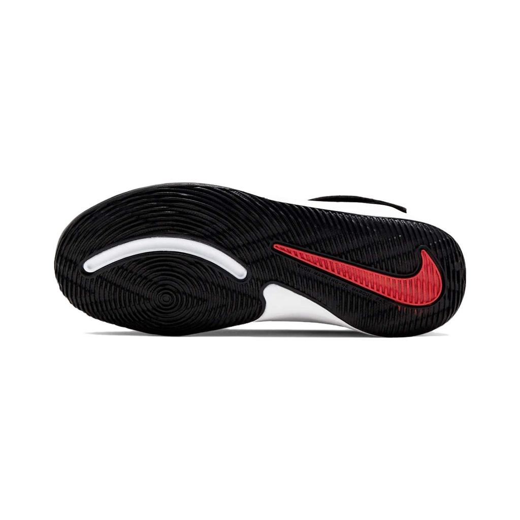 Nike Team Hustle D 9 Flyease Удобные Универсальные Низкие Детские Баскетбольные Кроссовки Детские кроссовки Черный Красный BV2951-061