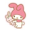 Small Planet Sanrio Character Sticker My Melody Plush Toy
