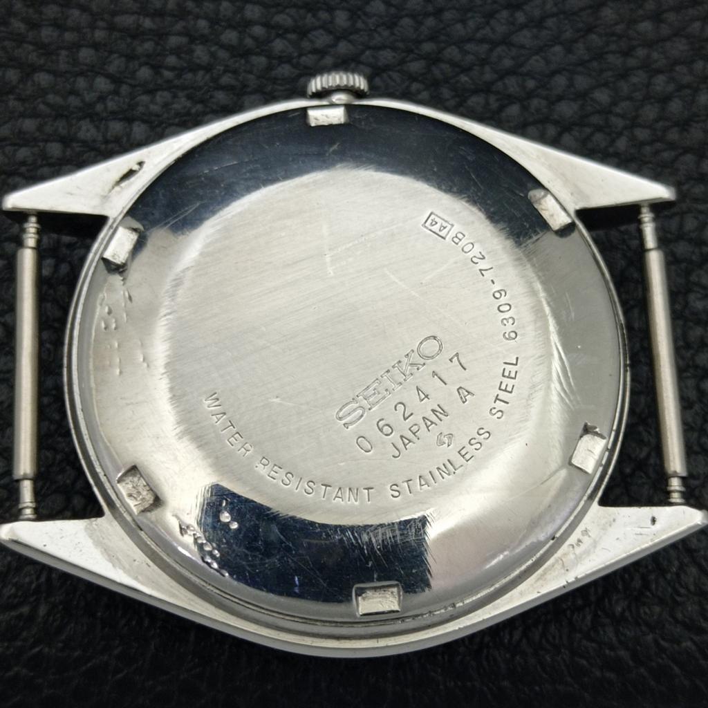 Seiko 5 АВТОМАТИЧЕСКИХ 6309A ЯПОНИЯ МУЖСКИЕ ВИНТАЖНЫЕ АРАБСКИЕ БЕЛЫЙ ЦИФЕРБЛАТ ЧАСЫ a701410-5